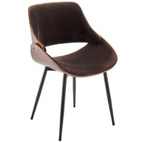 Silla de Comedor con Asiento de Terciopelo