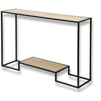 Consola Moderna Acabado Roble 120 Cm