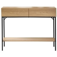 Consola de entrada de madera, 100 cm