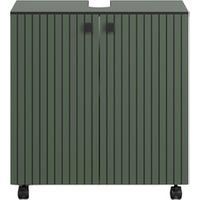 Mueble Bajo Lavabo con Ruedas 2 Puertas