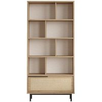 Estantería 9 Estantes y 1 Puerta Roble