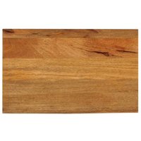 Tablero de Mesa de Madera Maciza de Mango Borde Natural 60x40x3.8 cm