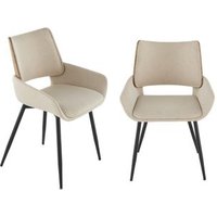 Silla de Tela Beige H81 Cm