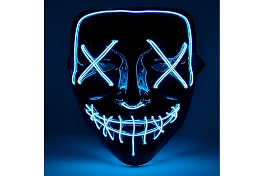 Máscara LED Roja con 3 efectos de luz