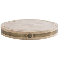 Tabla de Cortar Redonda de Hevea Maciza