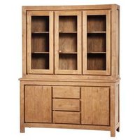 Vitrina de madera reciclada 165x47x210 cm