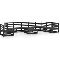 Juego de Muebles de Jardín de 9 Piezas