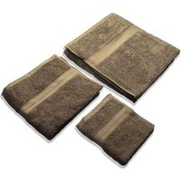 Conjunto de 3 toallas de algodón 100% de esponja