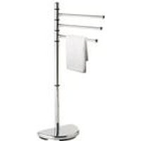 Soporte de toalla de pie metálico