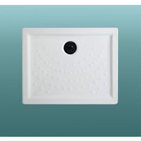 Plato de Ducha Malta 72x90cm Cerámica Blanca Antideslizante