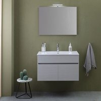 Mueble de Baño Suspendido 80 cm con 2 Puertas, Silvia