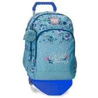 Mochila Escolar Movom Wild Flowers Dos Compartimentos