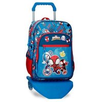 Mochila Spidey Go Webs Go 38cm Con Carro
