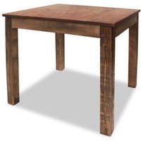 Mesa de Comedor de Madera Maciza Reciclada Vidaxl 82x80x76 cm