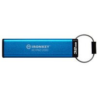 Kingston IronKey Keypad 200 Unidad Flash USB 32 GB USB Tipo C 3.2 Gen 1