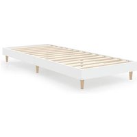 Estructura de cama de madera contrachapada 75x190 cm
