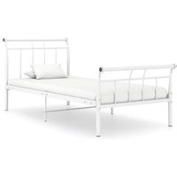 Estructura de cama metal 90x200 cm