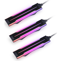 Lian Li Uni Fan P28 Tira ARGB Lateral Paquete de 3 Negro