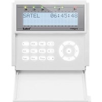 Teclado LCD Satel con Lector de Tarjetas de Proximidad 125 Khz Int-klcdr-w