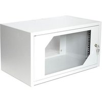 Gabinete de Red Montado en Pared 19" 6U 550x350mm con Puerta