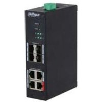 Dahua Switch 4 Puertos 10/100 + 4 SFP Gigabit 96W Managed L2 Hardened PoE (DH-HS4408-4ET-96)