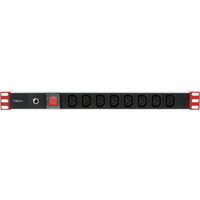 Regleta PDU para Rack 1U 230V/10A 8x C13 Cable 2m