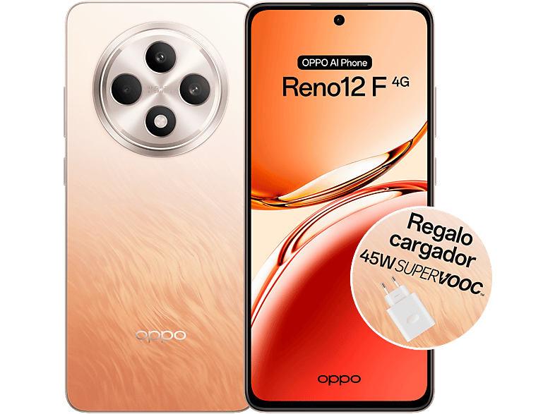 Móvil OPPO Reno 12 F 5G 256 GB 8 GB RAM Móvil OPPO Reno 12 F 5G 256 GB 8 GB RAM