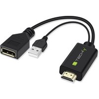 Techly Icoc Convertidor de Señal de Vídeo Hdmi-Dp12a 4K