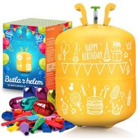 Cilindro de Helio con Globos y Cinta Ricokids