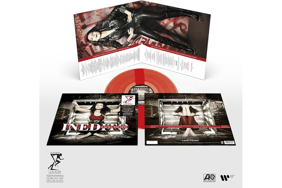 Laura Pausini - Inedito (LP Rojo Transparente + Pegatina) [Vinilo]