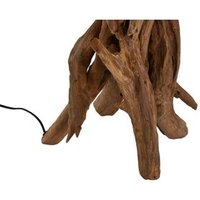 Lámpara de Pie Teca (40x40x180 cm) Hecho a Mano