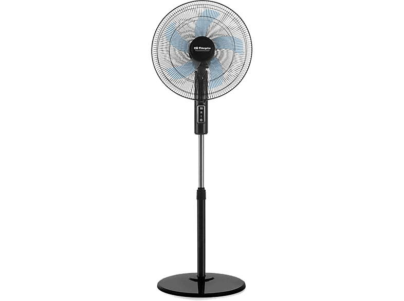 Ventilador de pie Orbegozo SF 1140, 45W, 3 velocidades, 128 cm alto