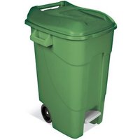 Contenedor Pedal Con Rueda Jardín 120 L Tayg