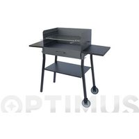 Barbacoa de Carbón Rectangular con Ruedas