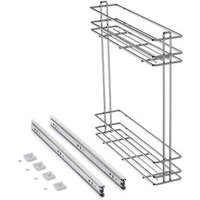 Botellero Extraíble Supramax Módulo 150mm Acero