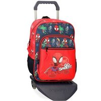 Mochila Escolar Go Spidey Con Carro