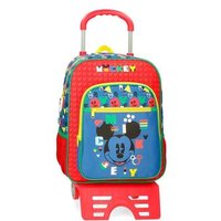 Mochila Escolar Mickey Shape Shifter Con Carro