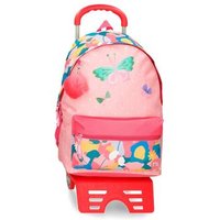 Mochila 44cm Roll Road Precious Flower con Carro