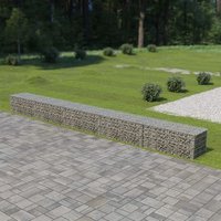 Muro de Gaviones Acero Galvanizado 600x50x50 cm