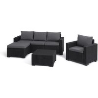 Muebles de Jardín de Ratán Tejido para 5 Personas