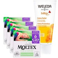 Pack Ahorro Pañales Moltex Pure & Nature T6 (17-28 Kg) 140 Uds