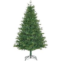 Árbol de Navidad Artificial de PVC y Metal Homcom 120x180 cm