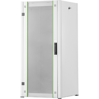 Gabinete de red de suelo Hyper Pro 19" 26u Rack 600x600, Puerta Delantera de Cristal, 1000kg