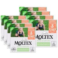 Pack Ahorro Moltex Pure & Nature T3 (4-10 Kg) 448 Uds