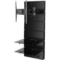 Meliconi Mueble de TV y Centro de Entretenimiento con 2 Estanterías