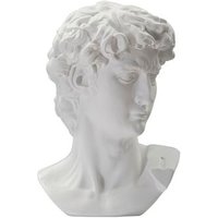 Escultura de Cabeza Antigua Blanca