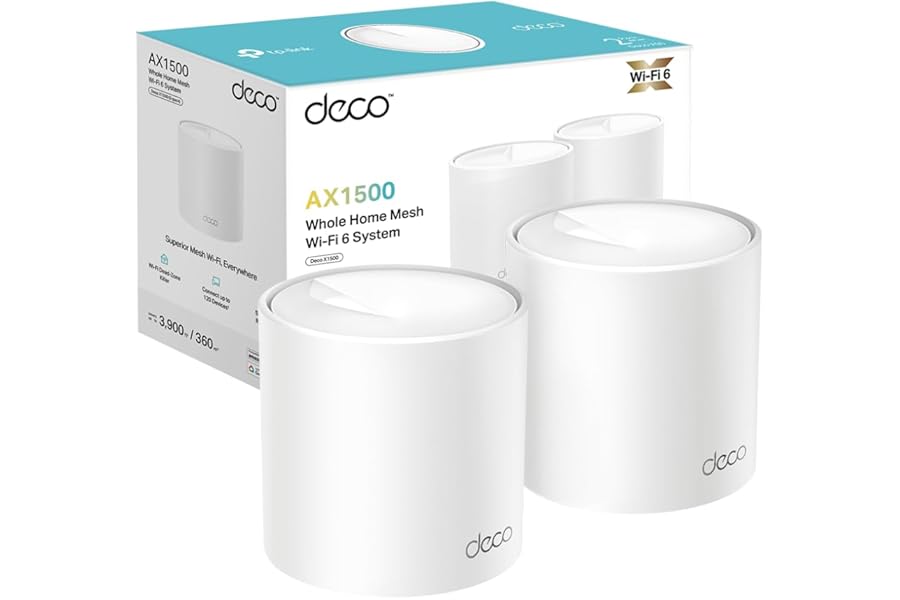 TP-Link Deco X1500 WiFi 6 Mesh Sistema (2-Pack)