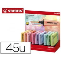 Stabilo Boss Marcador Rotulador Original Pack Expositor 45 Unidades