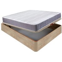 Colchón Visco Line 19 cm Firmeza Alta + Canapé Abatible Madera 3D Transpirable 135 x 182 cm