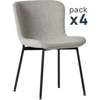 Silla de comedor Klast Home Bouclé